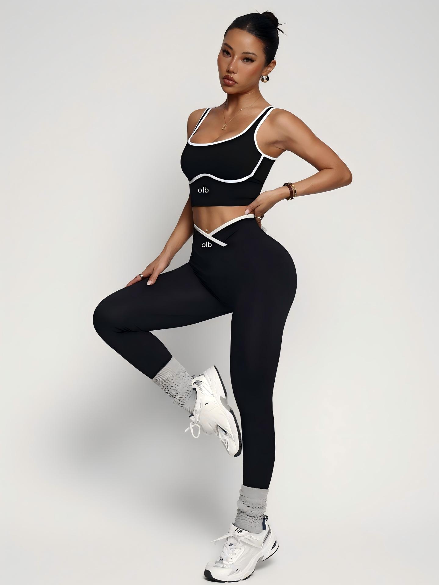 Yoga En Fitness - 2-piece new sports bra vest pants
