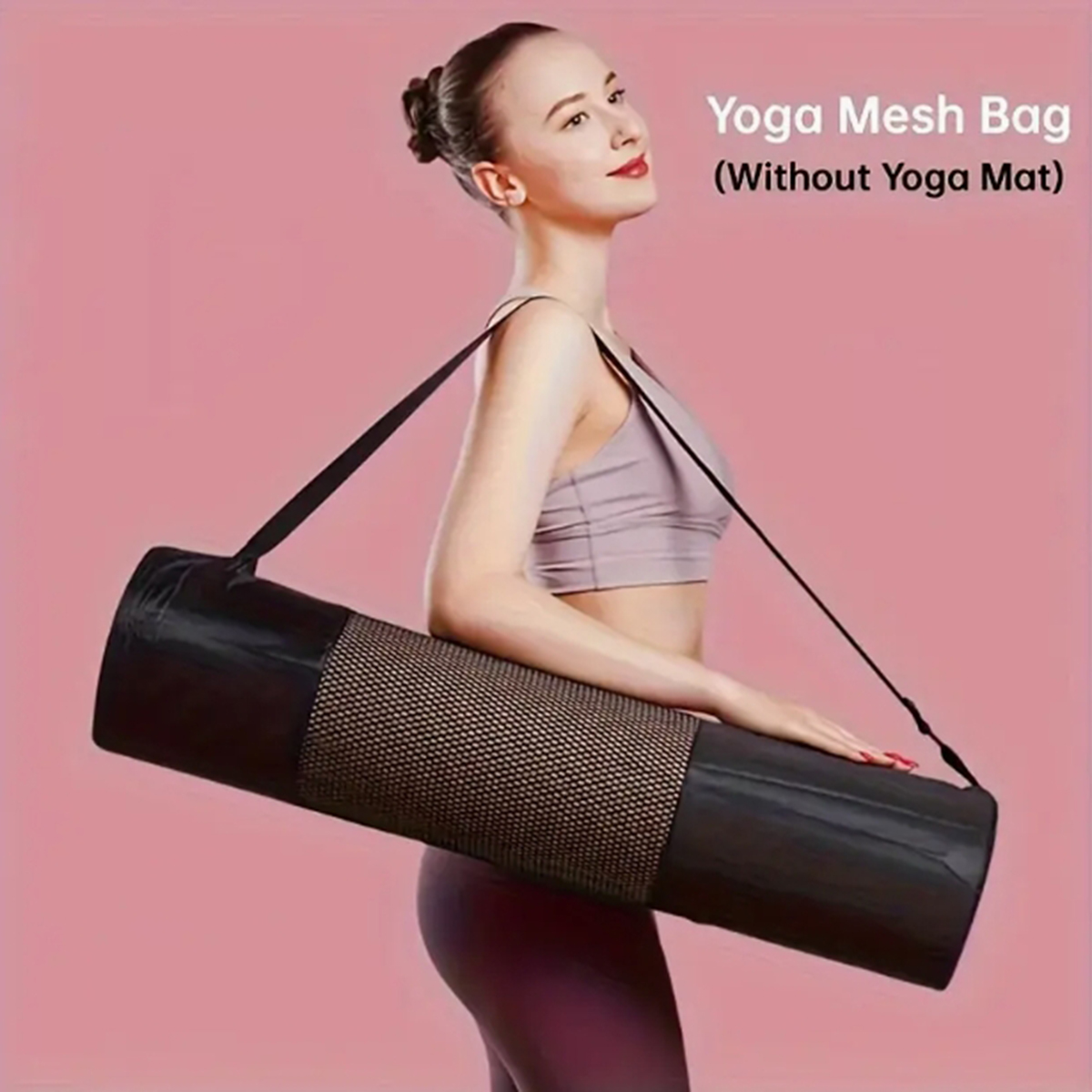 Yoga En Fitness - 1 Breathable Yoga Mat Storage Mesh