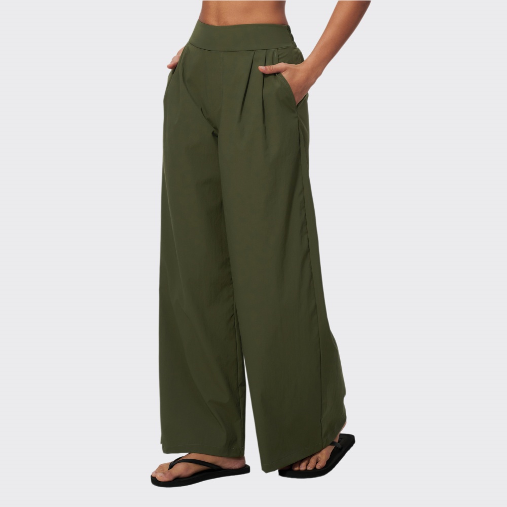 J-Yoga Fitness - Women's Straight Leg Bottoms High Waist