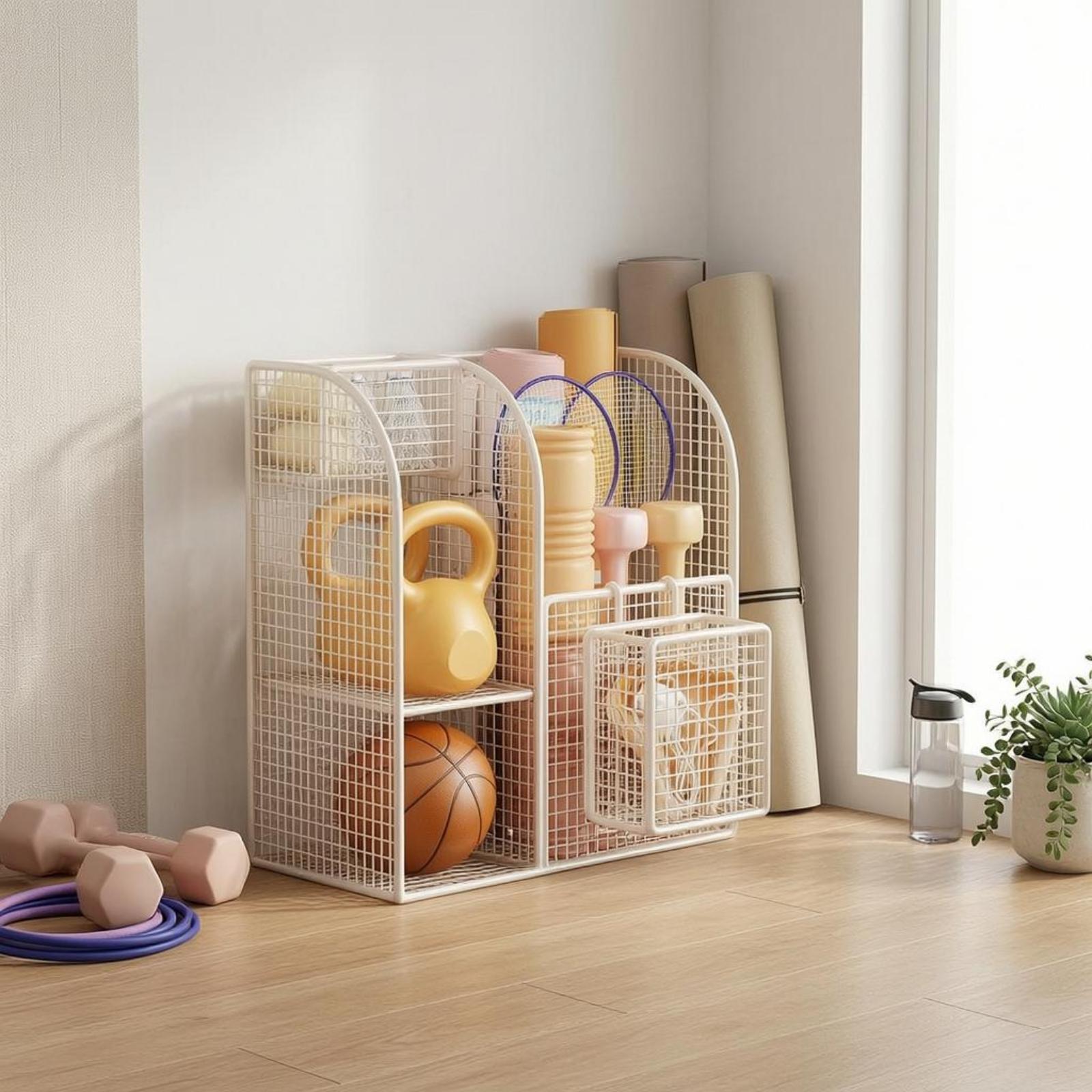 Compact Iron Wire Rack for Exe - Yoga Mat For Fitness 评论和价格