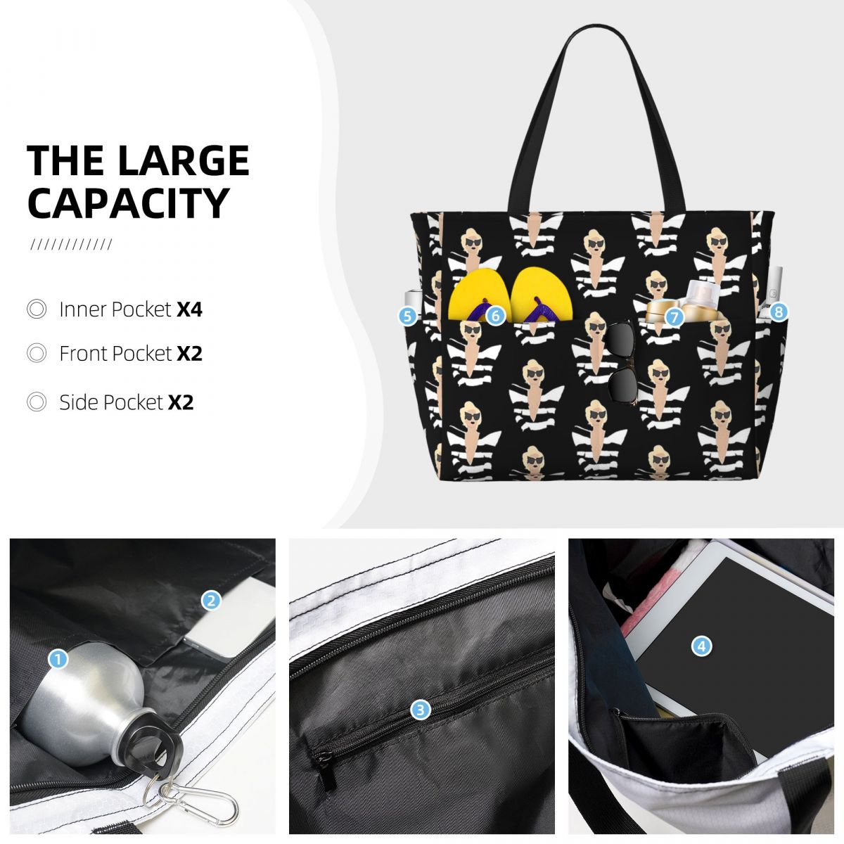 Lady Gaga Telephone Beach Tote - Yoga Fitness Telephone 评论和价格