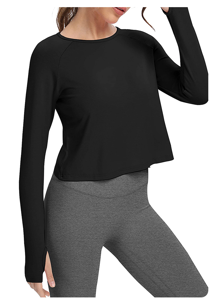 Women's Long Sleeve Yoga vest  - Yoga & Fitness Center 评论和价格