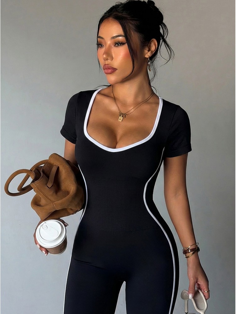 1PCS Yoga Gym Rompers Jumpsuit - Yoga Overall Fitness 评论和价格
