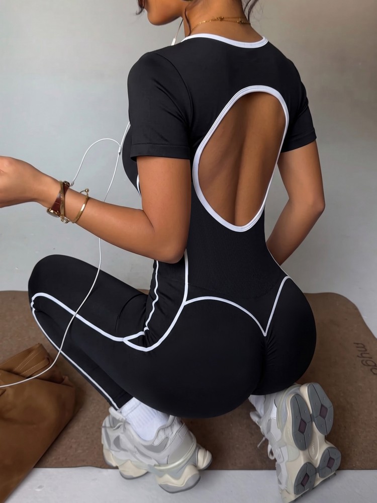 1PCS Yoga Gym Rompers Jumpsuit - Yoga Overall Fitness 评论和价格