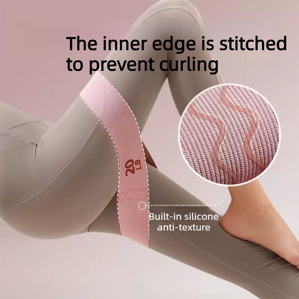 20-90LBS Fabric Elastic Band F - Yoga Fitness Resistance Band 评论和价格