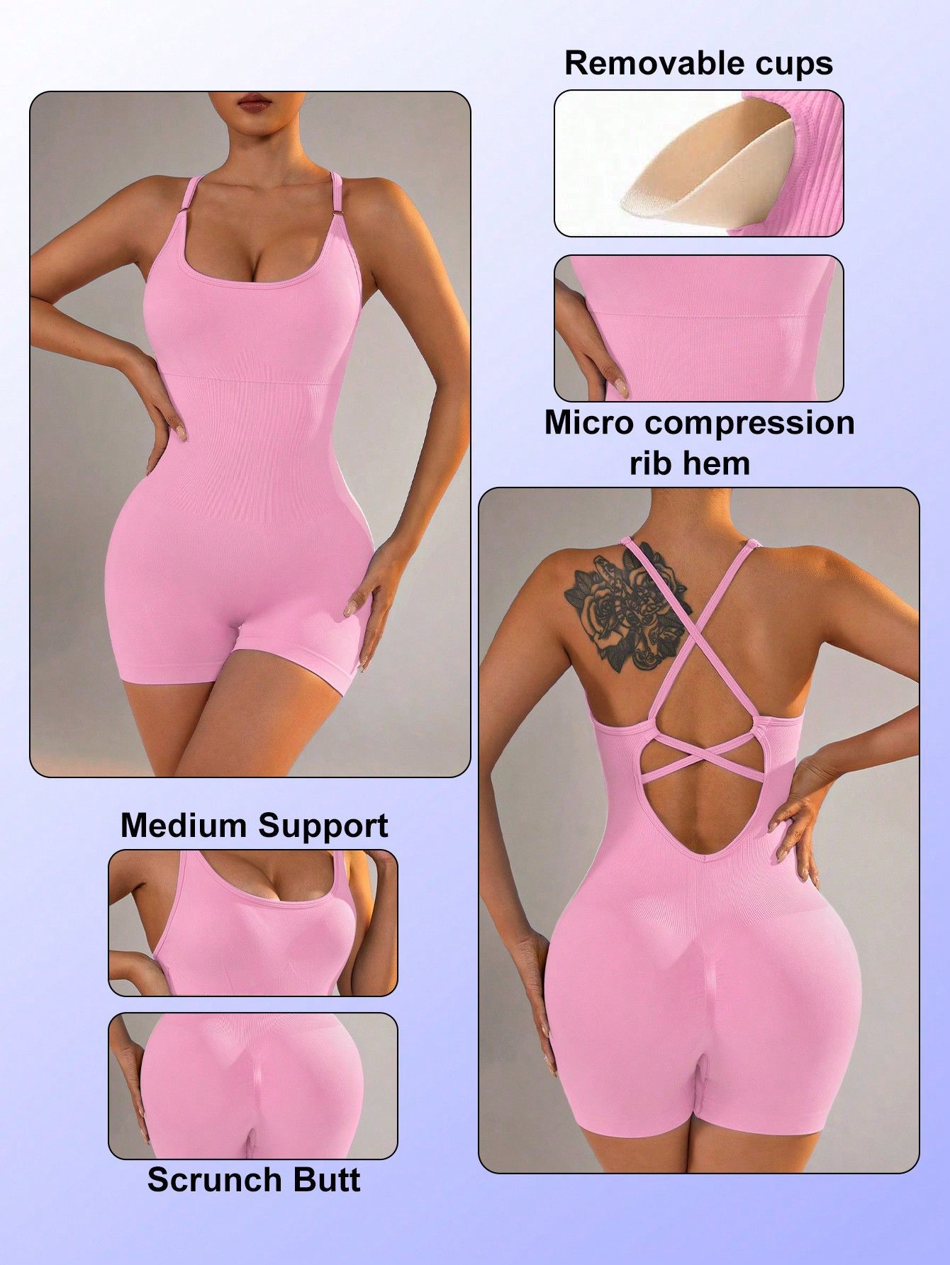 15 Color One Piece Jumpsuit Sh - Yoga Overall Fitness 评论和价格