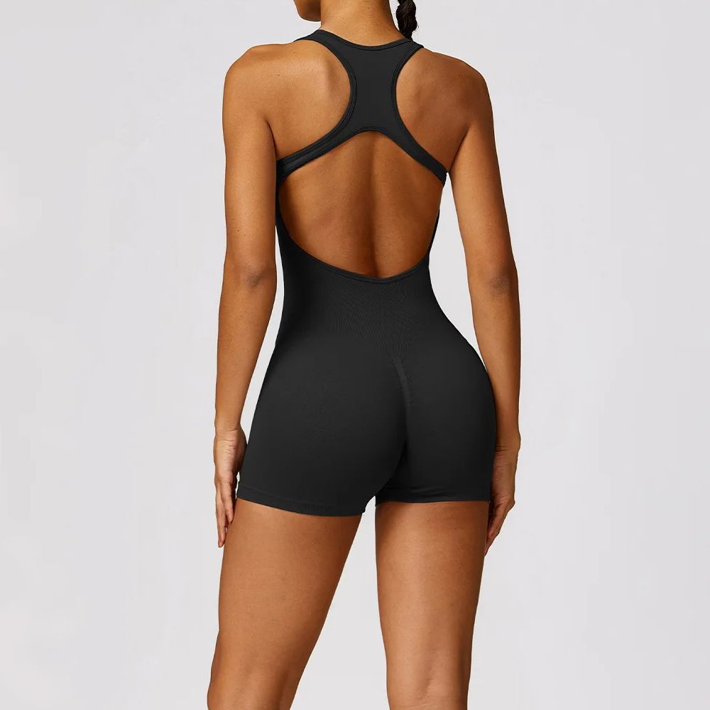Sexy Back Jumpsuit Gym Set Wom - Yoga Fitness Stretching 评论和价格