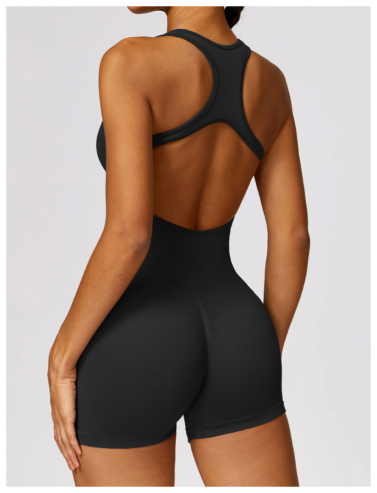 Sexy Back Jumpsuit Gym Set Wom - Yoga Fitness Stretching 评论和价格