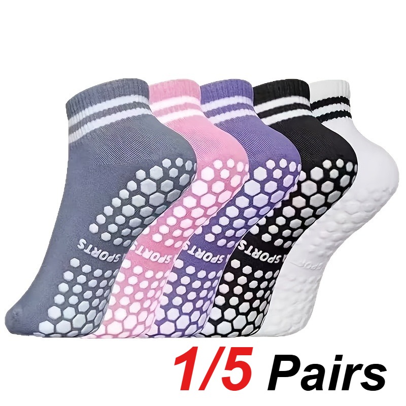 1/5 Pair Women's Silicone Anti - Fitness Yoga 评论和价格