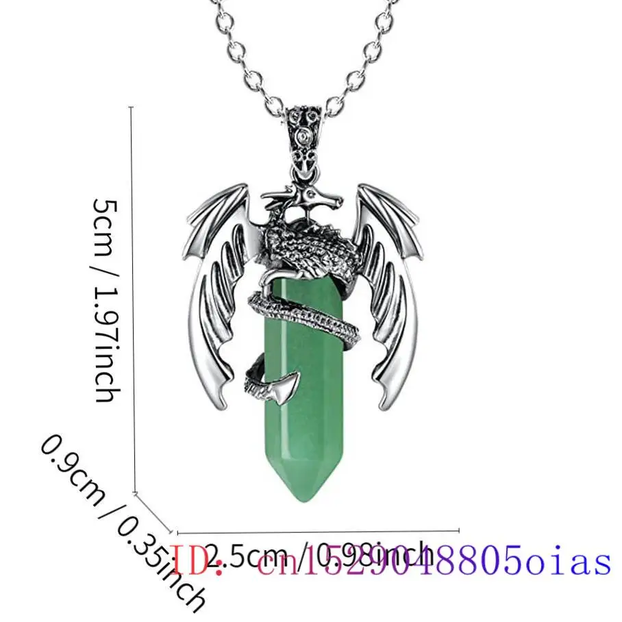 Green Jade Dragon Pendant Crys - Yoga & Fitness Center 评论和价格
