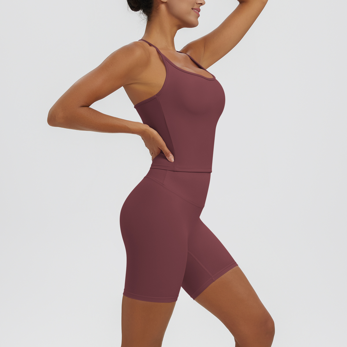 Rooftrellen 2PCS Sexy Solid Co - Yoga En Fitness 评论和价格