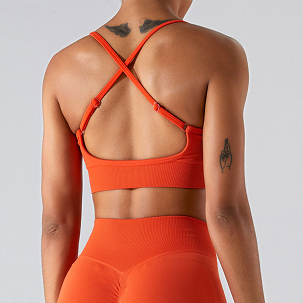 Women Sexy Cross Sports Bra Yo - Yoga Fitness Stretching 评论和价格