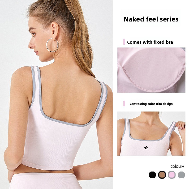 Women Summer Ribbed Yoga Tank  - Yoga Mat For Fitness 评论和价格