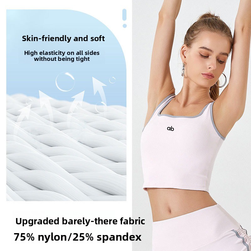 Women Summer Ribbed Yoga Tank  - Yoga Mat For Fitness 评论和价格
