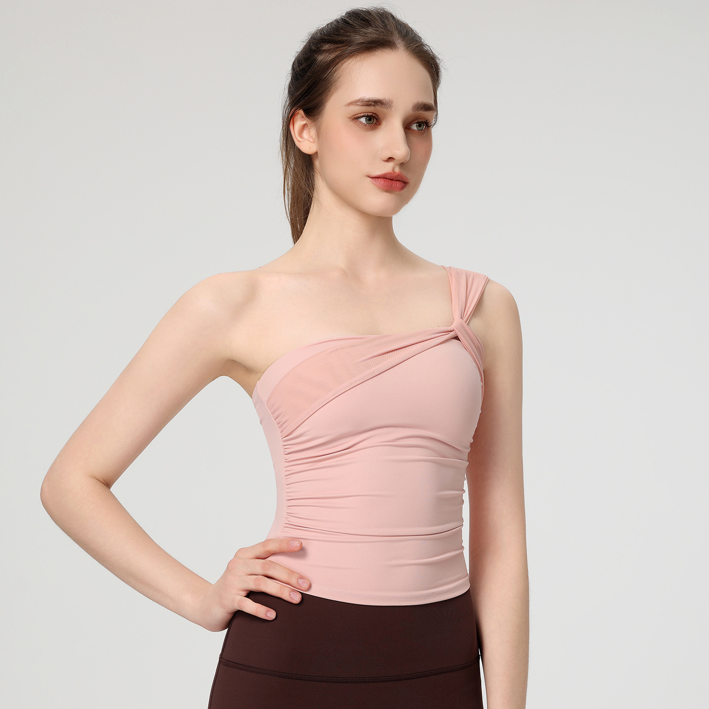 Women's Sexy Sloping Shoulder  - Yoga Mat For Fitness 评论和价格