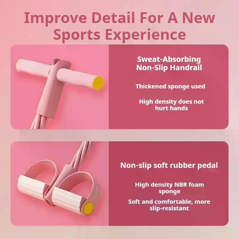 6-Strand Heavy Duty Abdominal  - Yoga Fitness Resistance Band 评论和价格