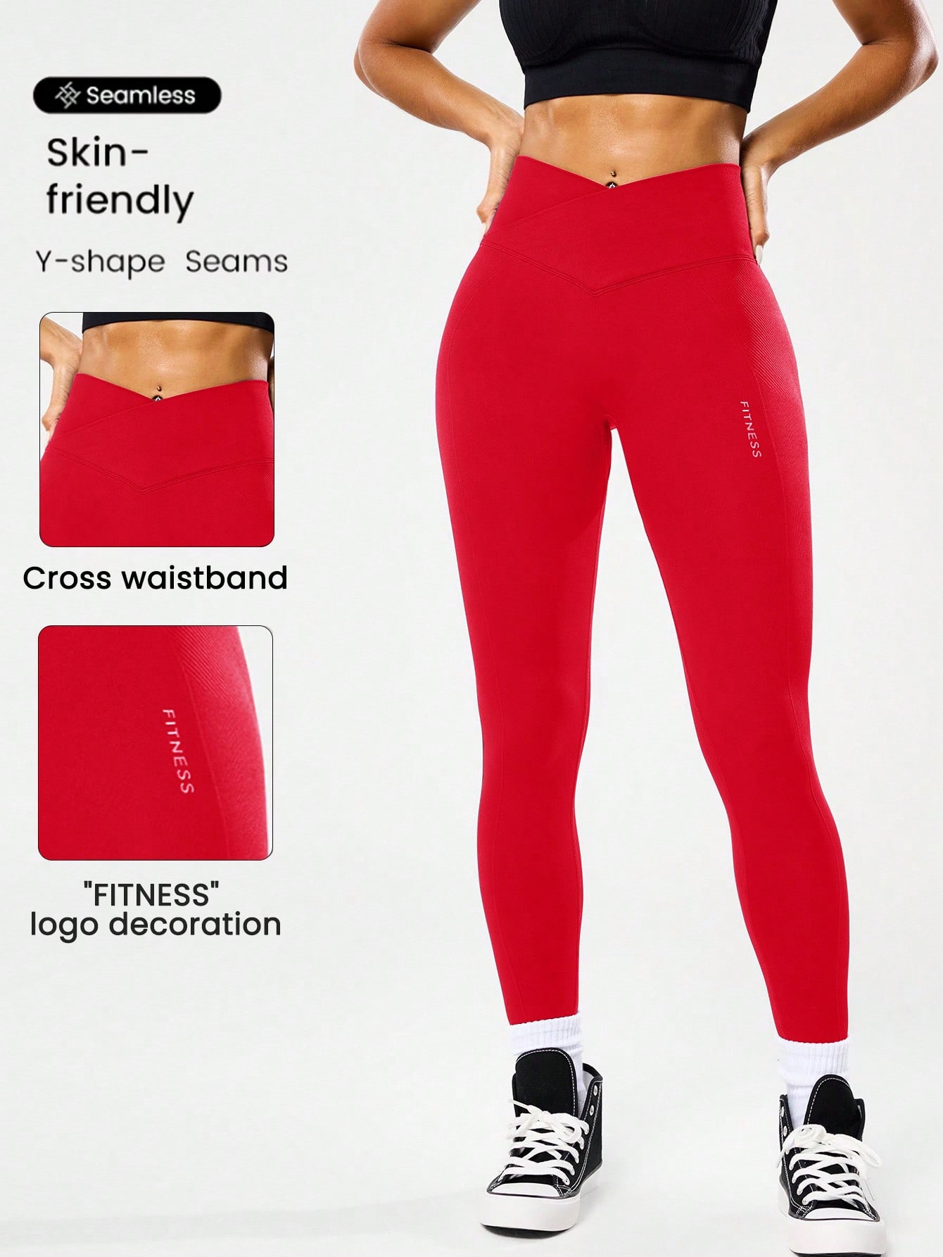 High-waisted seamless yoga leg - Yoga Fitness Stretching 评论和价格