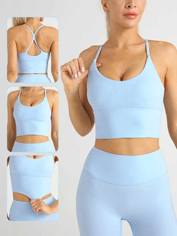 Women Sexy Cross Back Yoga Ves - Yoga Mat For Fitness 评论和价格