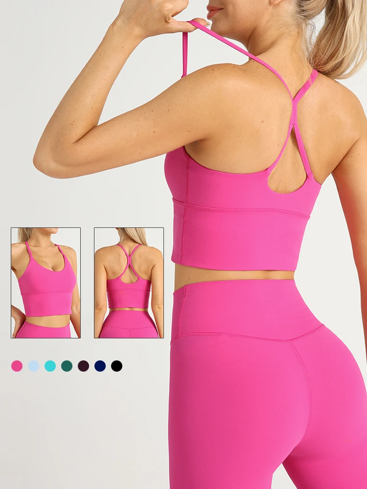 Women Sexy Cross Back Yoga Ves - Yoga Mat For Fitness 评论和价格