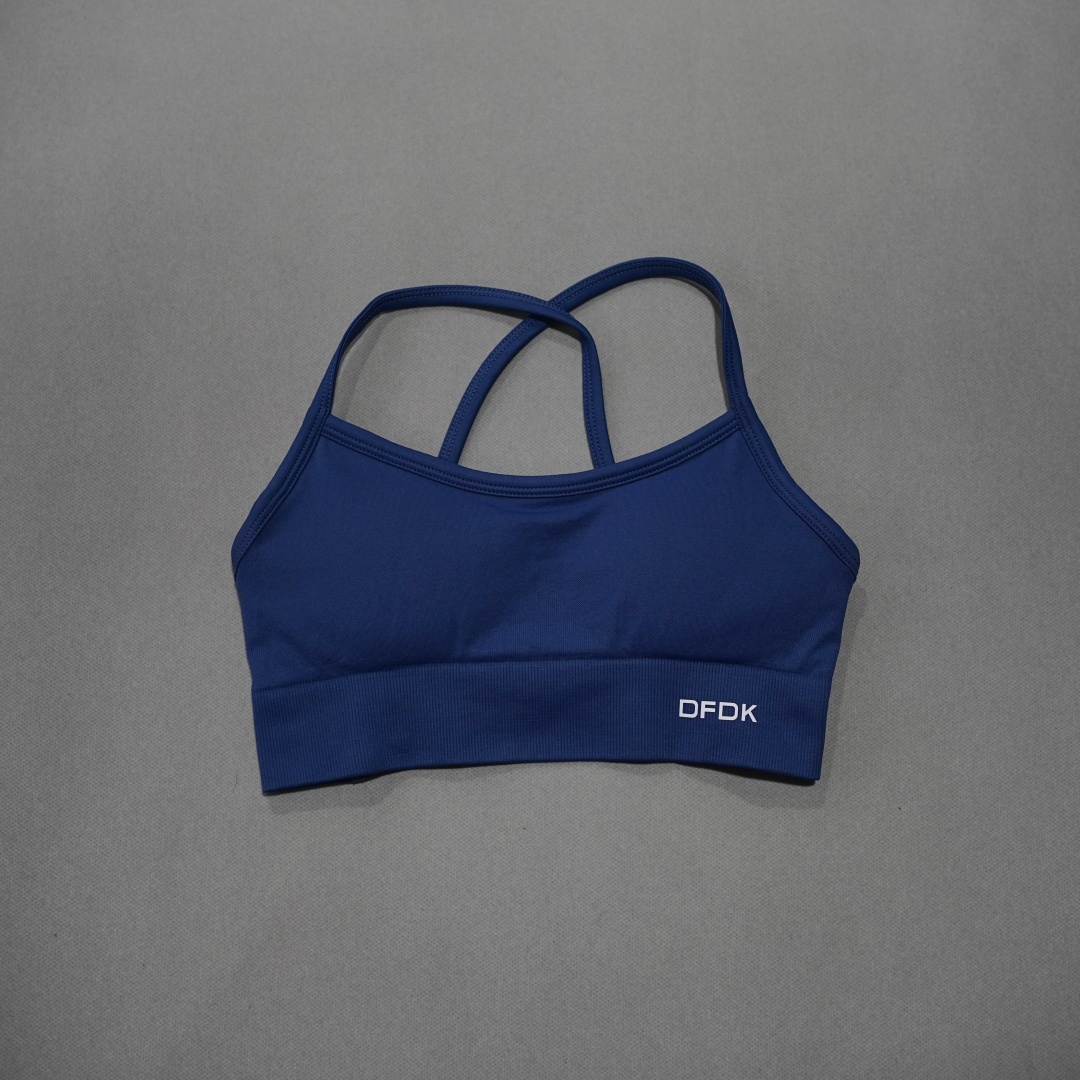 DFDK Ribbed Seamless Cross Bac - Yoga Fitness Stretching 评论和价格