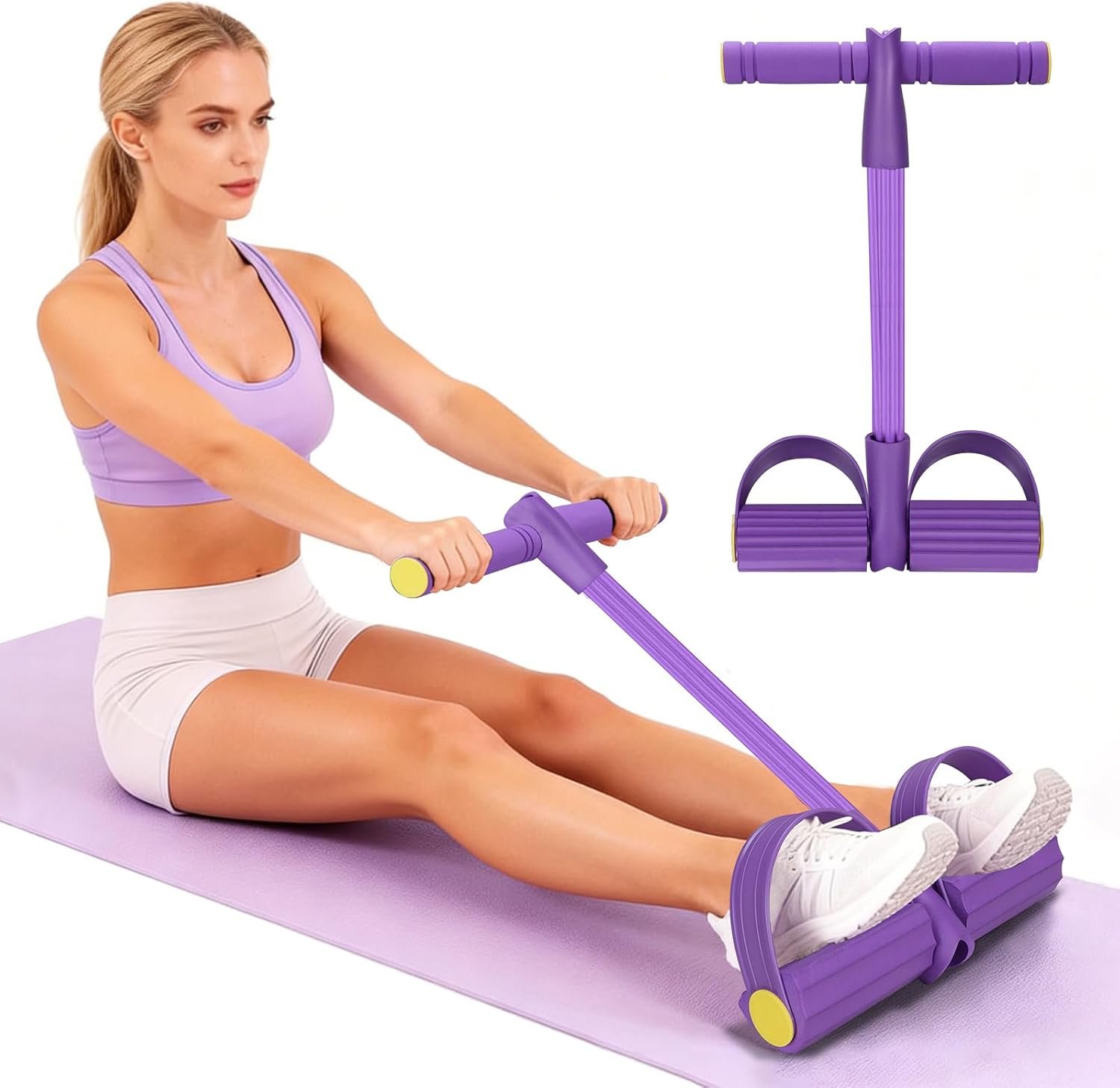 4-Tube Resistance Band Multi F - Yoga Fitness Resistance Band 评论和价格